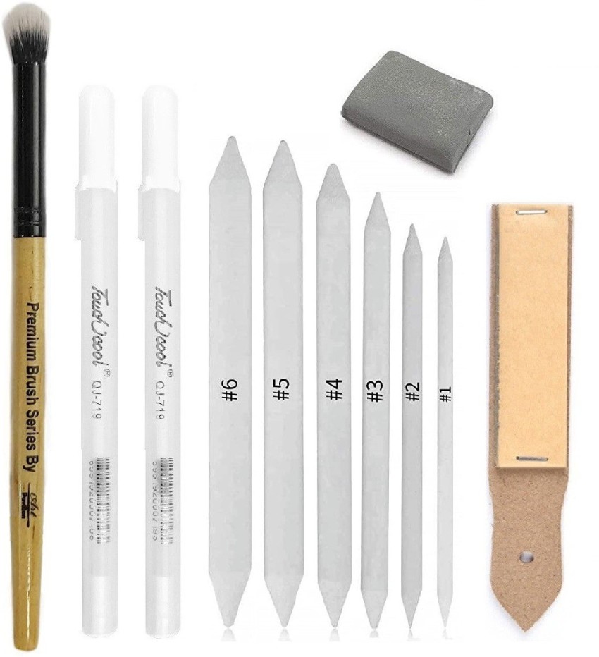 Craftacious Art Drawing/Sketching Tool Kit; Ideal for  Smudging, Shading & Highlighting - Drawing Accessories - Art Set