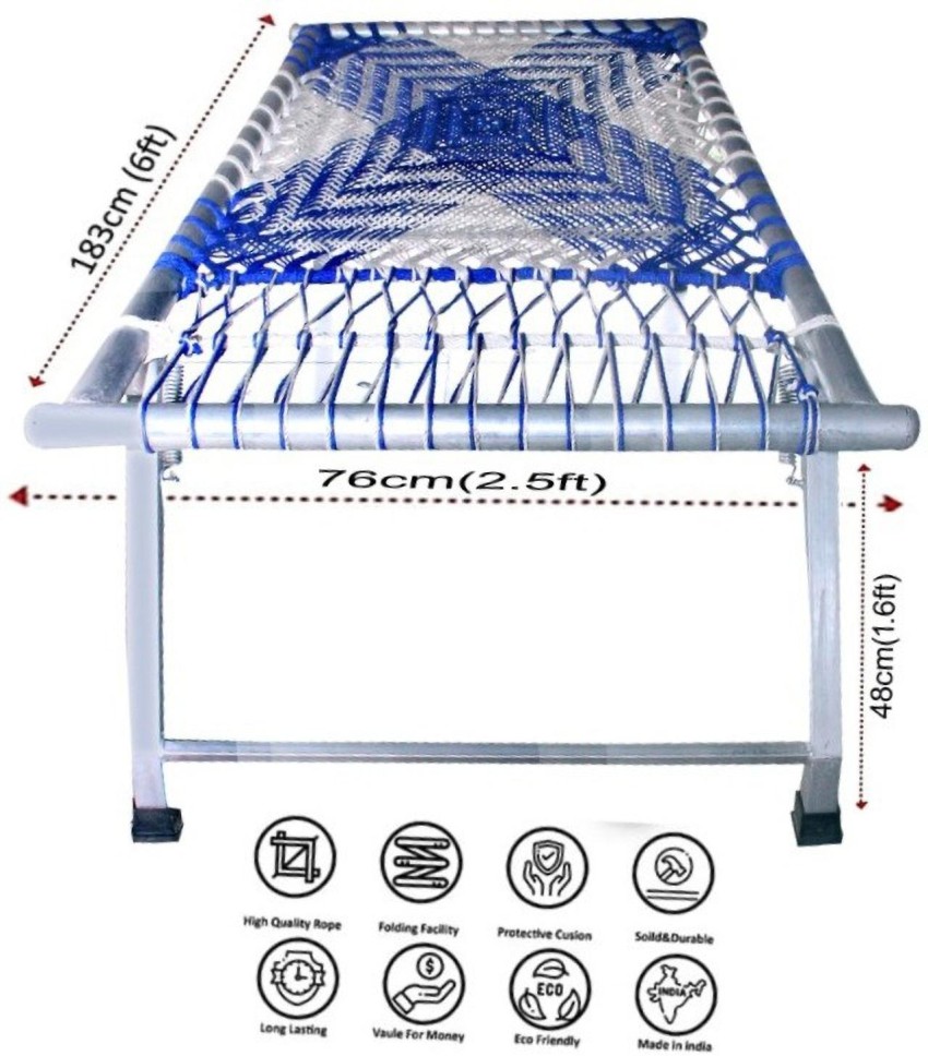 Steel deals charpai price