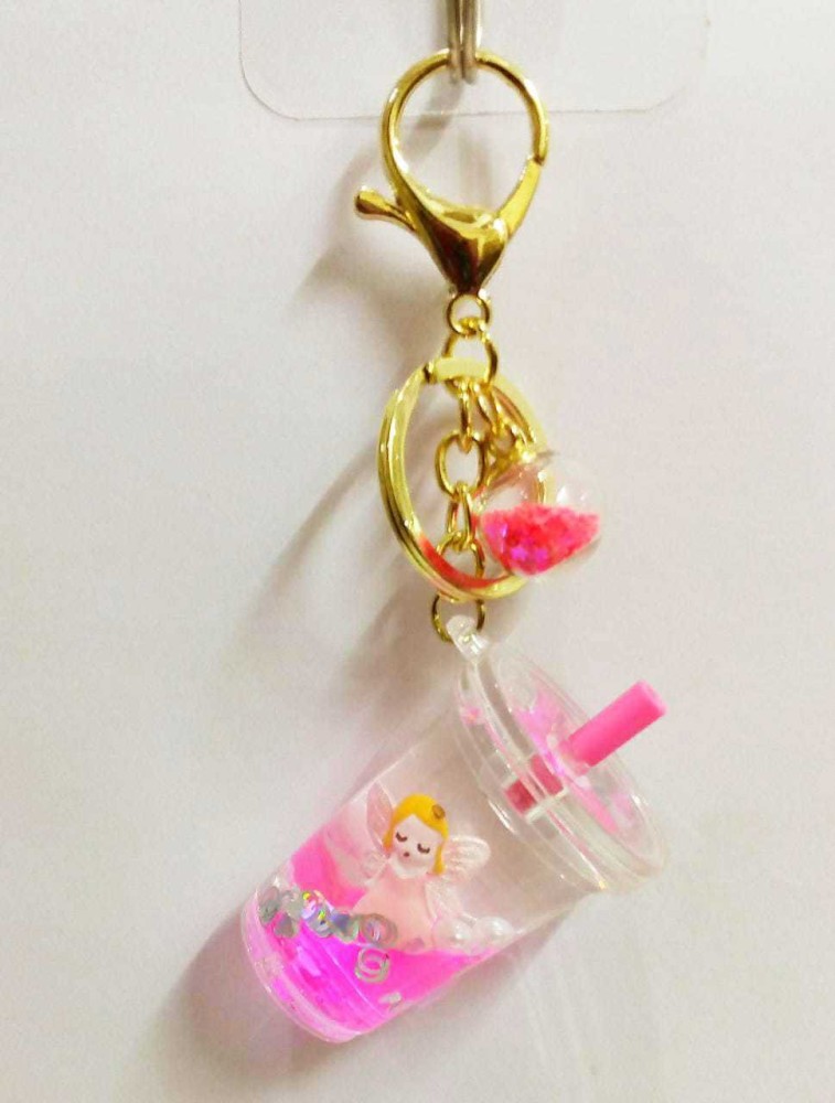 Style My Home Premium Quicksand Floating Liquid Keychain For Girls/ Backpack Pendant Key Chain