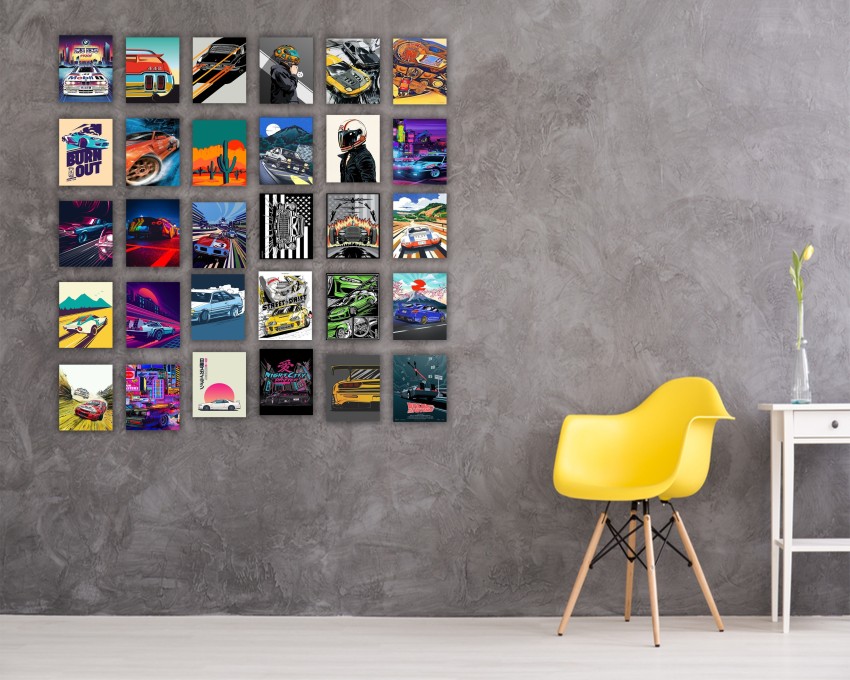 Set of 20 cars wall poster for room A4 size 11.9x8.3 HD poster of 300 GSM  thick poster Paper Print - Vehicles posters in India - Buy art, film, design,  movie, music, nature and educational paintings/wallpapers at