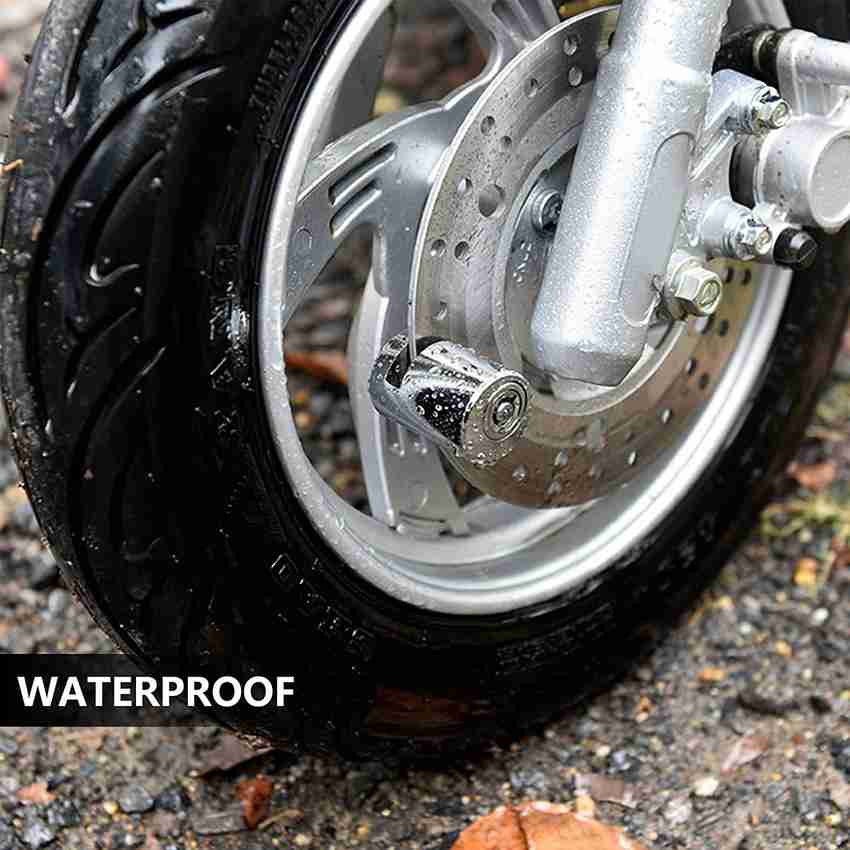 Disc brake lock clearance for two wheelers