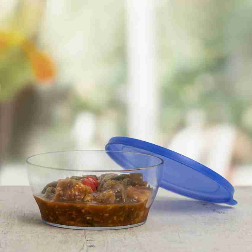 Buy Tupperware Polypropylene Microwave Container - 600 Ml, 3 Pieces, Blue  Online at desertcartINDIA