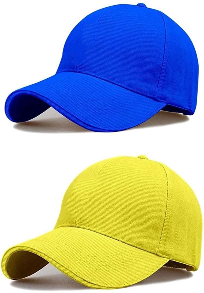 Buy Royal Blue Plain Baseball Cap Mens Womens Adjustable Online in India 