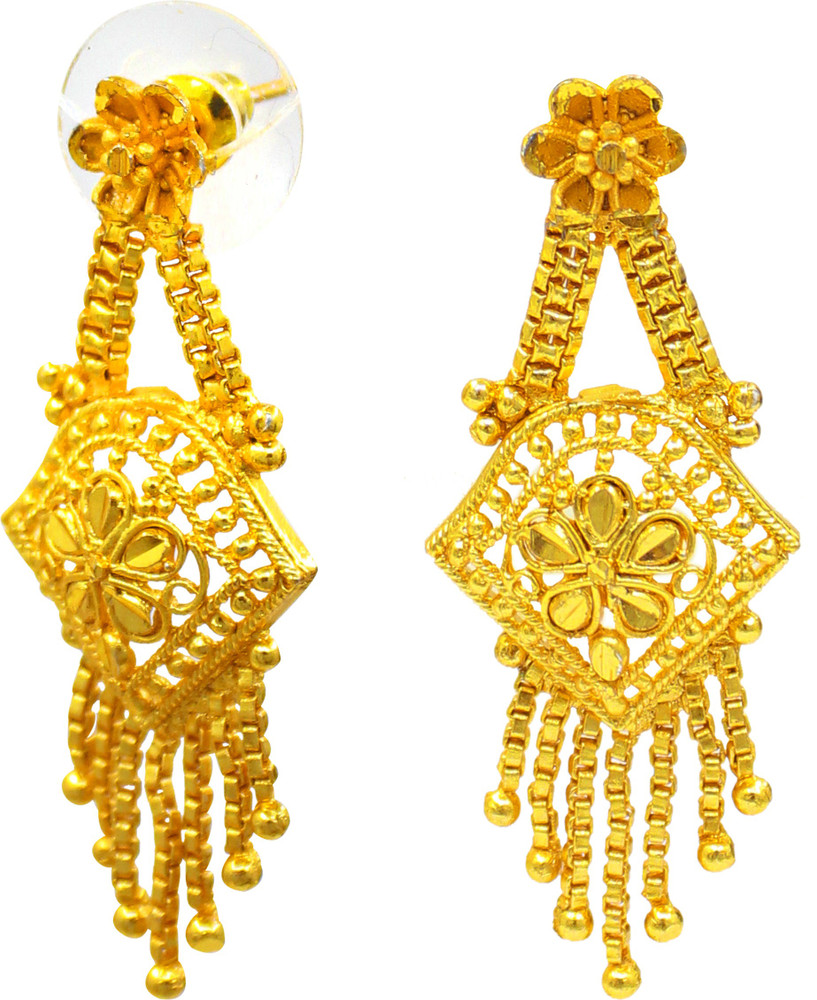 Flipkart Buy SAIYONI Indian Traditional Design Gold plated Forming Earring For Women Girls Brass Earring Set Online at Best Prices in India