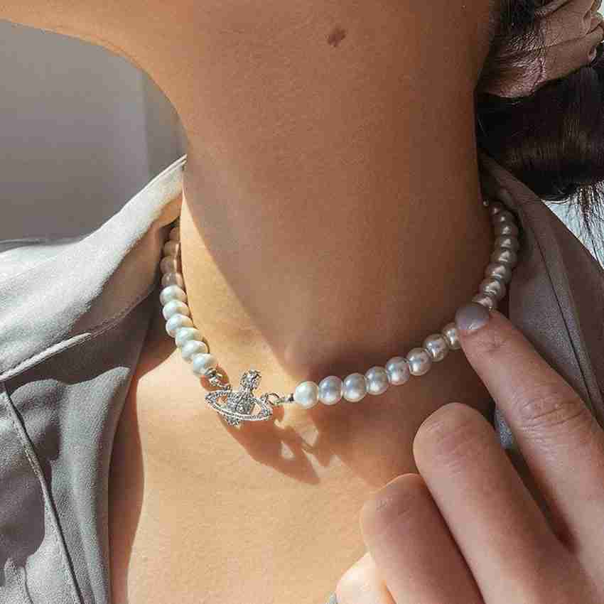 Vivienne westwood pearl necklace retail price new arrivals