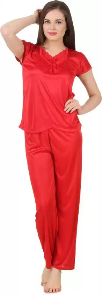 Red pajamas best sale