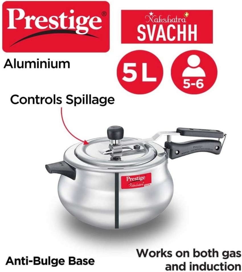 Prestige 10757 nakshatra svachh aluminium 5.0 liitter 5 L