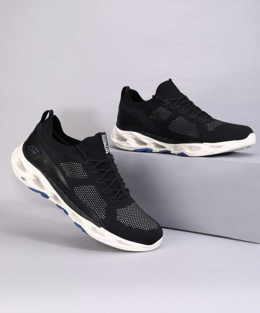 Skechers go run outlet vortex black