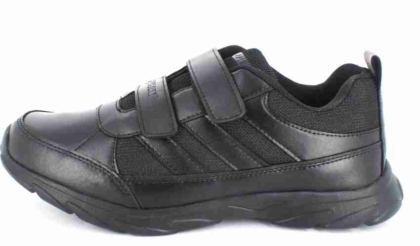 Black velcro sales sports shoes