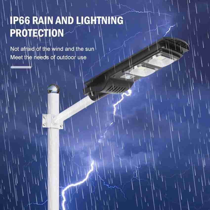 Solar street store light inbuilt battery