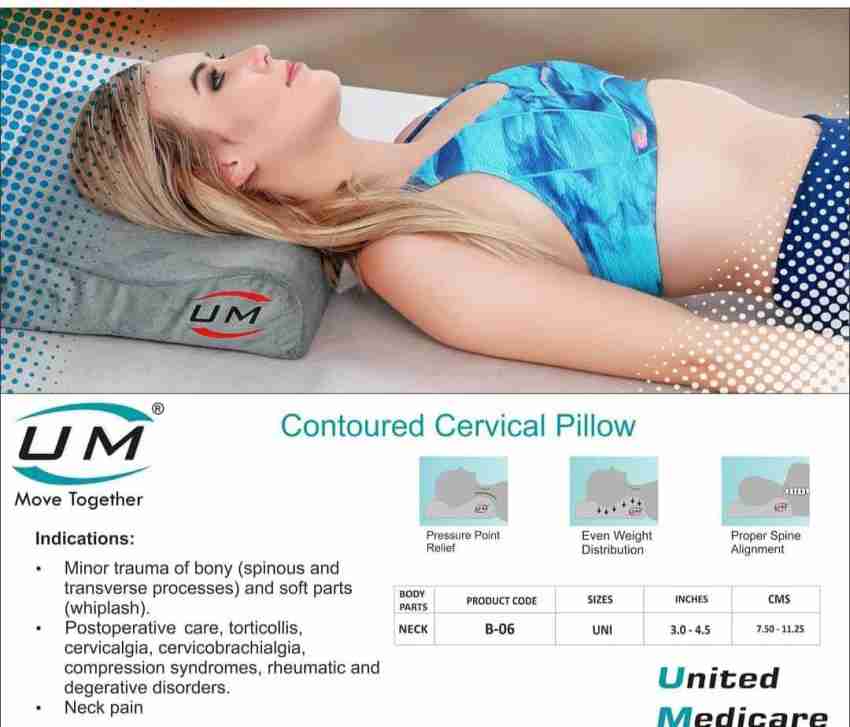United Medicare PILLOW CERVICAL COUNTERED Neck Support - Buy United Medicare  PILLOW CERVICAL COUNTERED Neck Support Online at Best Prices in India -  Sports & Fitness