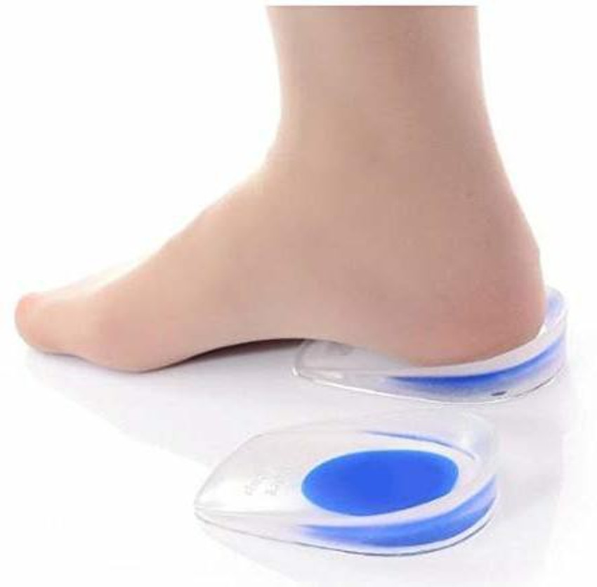 GRIVA MART Transparent Heel Pain Inserts Silicone Gel Heel Pads