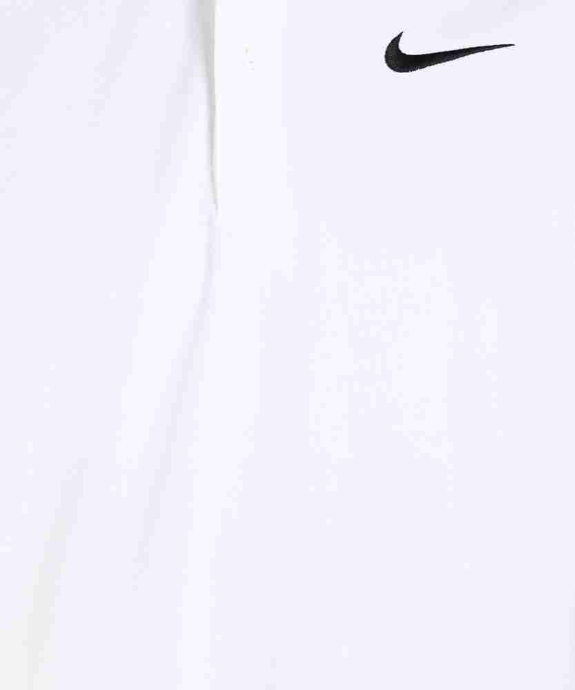 Nike white collar t shirt cheap
