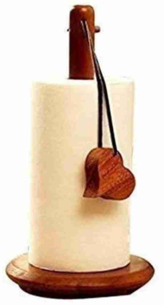 OWL N ROLL' WOODEN DECORATIVE HAND CARVED TISSUE PAPER NAPKIN STAND HOLDER