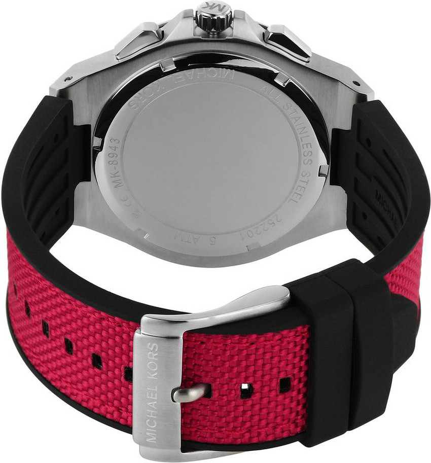 Michael kors watch men red clearance
