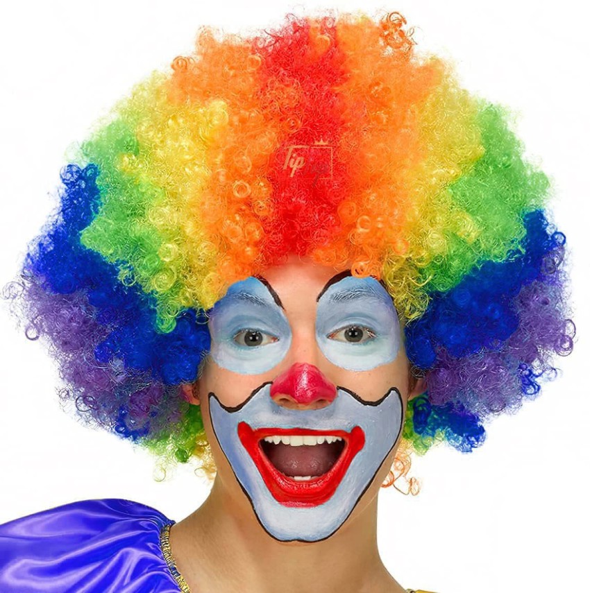 Premium Curly Clown Joker Malinga Unisex Funky Hair Wig