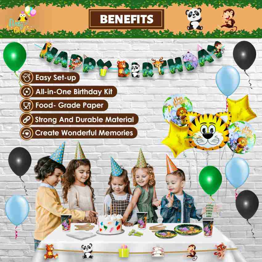 Buy High Quality Safari Balloon Garland Kit, Safari Balloon Arch, DIY Kit,  Wild One, Safari Birthday, Jungle Birthday, Zoo Birthday Online in India 