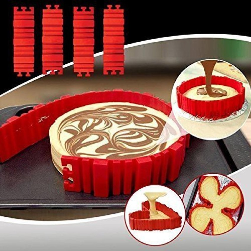 4pcs Silicone Cake Molds, Cake Decoration Diy Baking Mold Magic