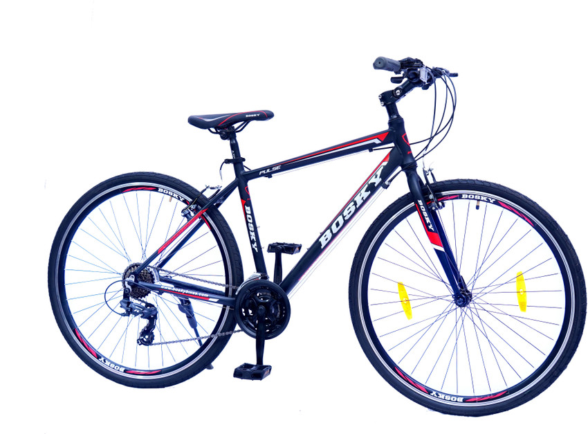 Bosky Cycle with Alloy frame Pro Wheel Hybrid Bike 21 Shimano