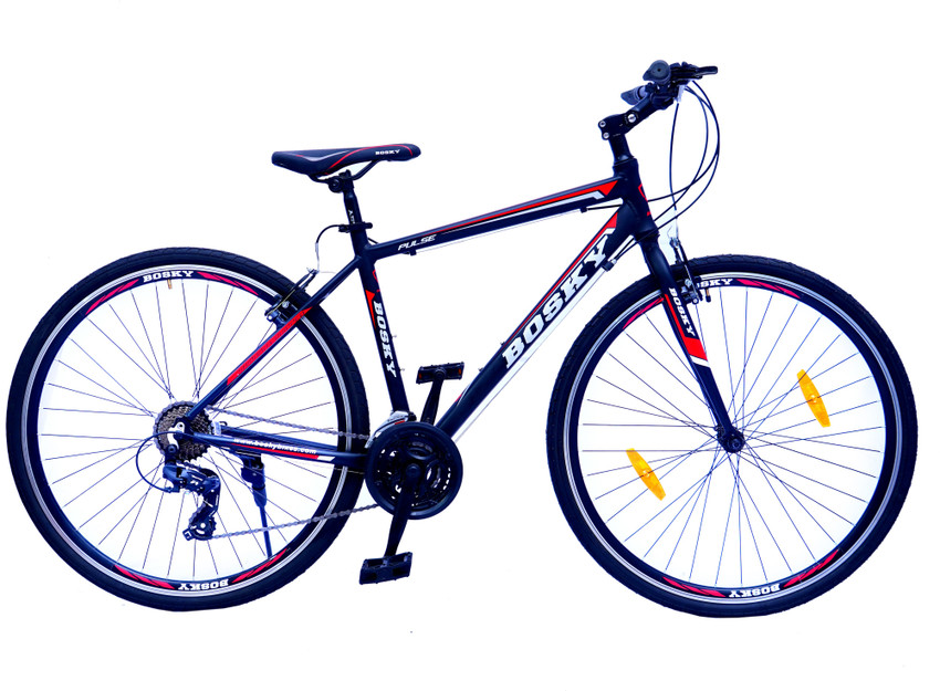 Bosky Cycle with Alloy frame Pro Wheel Hybrid Bike 21 Shimano