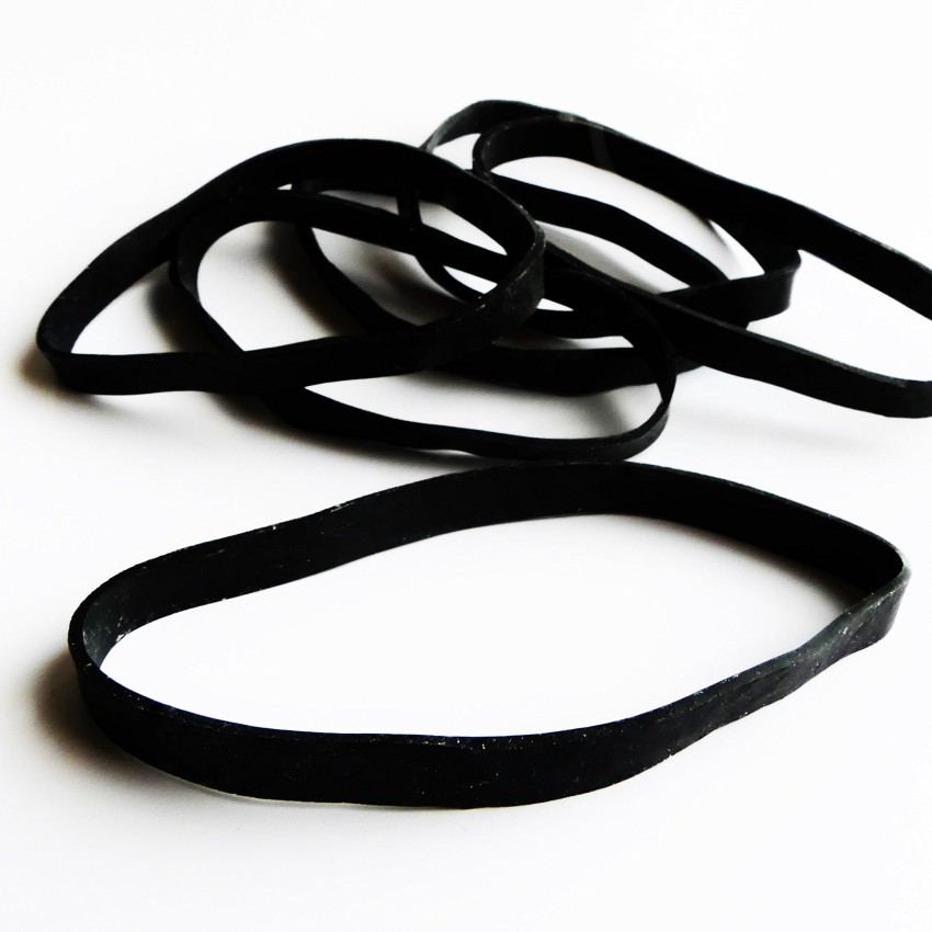 Black Rubber Band at Rs 150/pack, Elastic Rubber Band in New Delhi