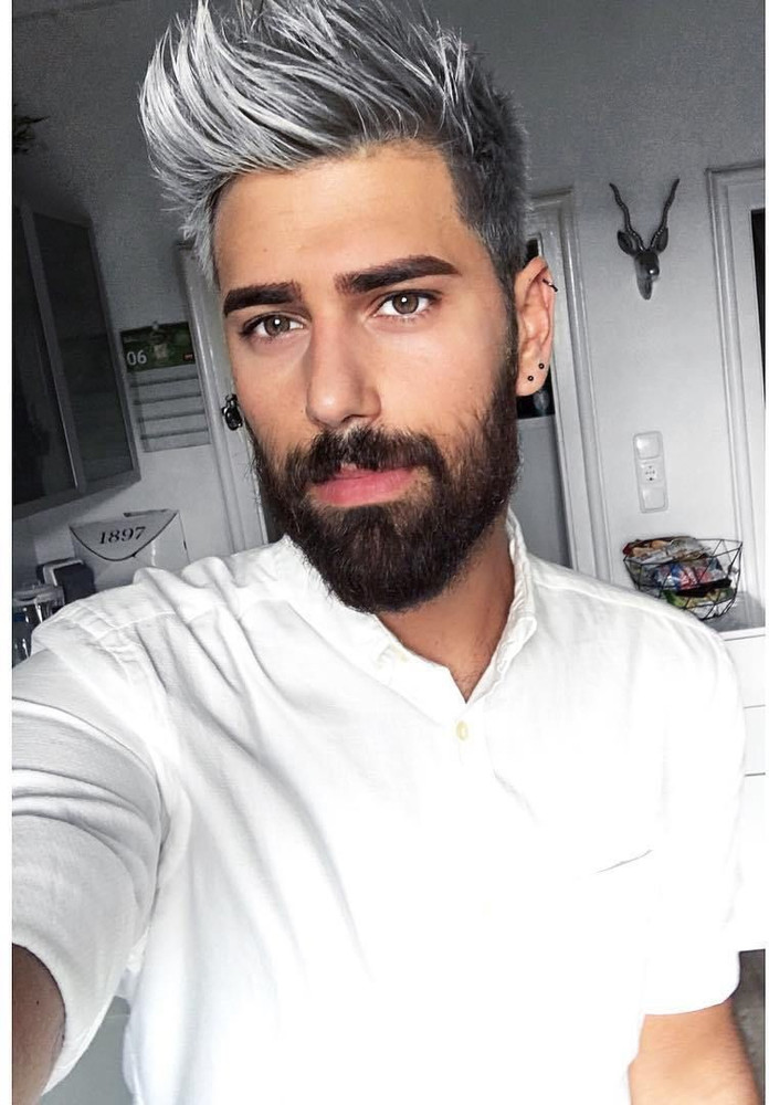 Grey white hair color outlet