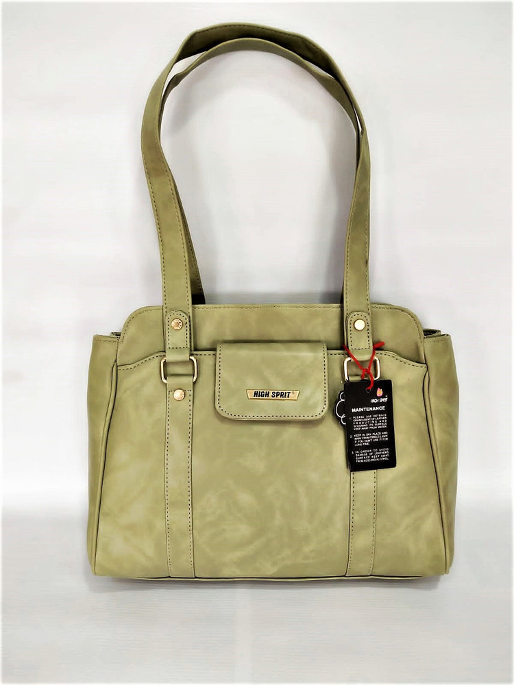 Buy high spirit Women Green Handbag LIGHT GREEN Online Best Price in India Flipkart