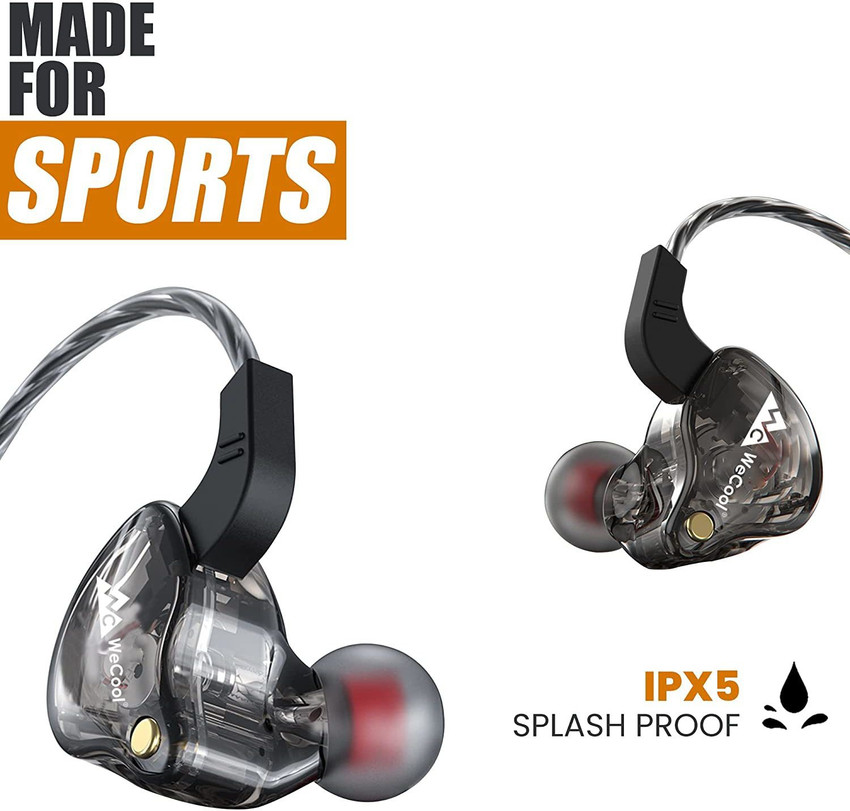 WeCool W014 In Ear wired headphones Anti fall sports Wired