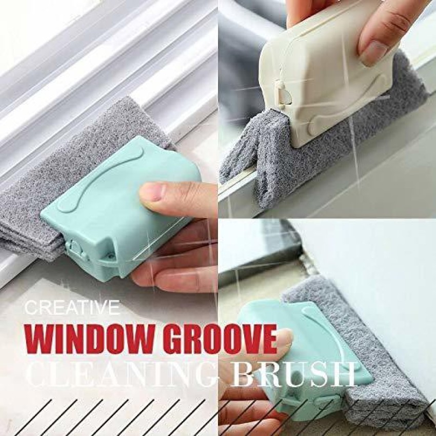 8 Pack Hand-held Window Groove Cleaning Brush, Door Window Track Crevice  Cleaning Brush, Window Sill Cleaner Tool, Creative Window Track Cleaning