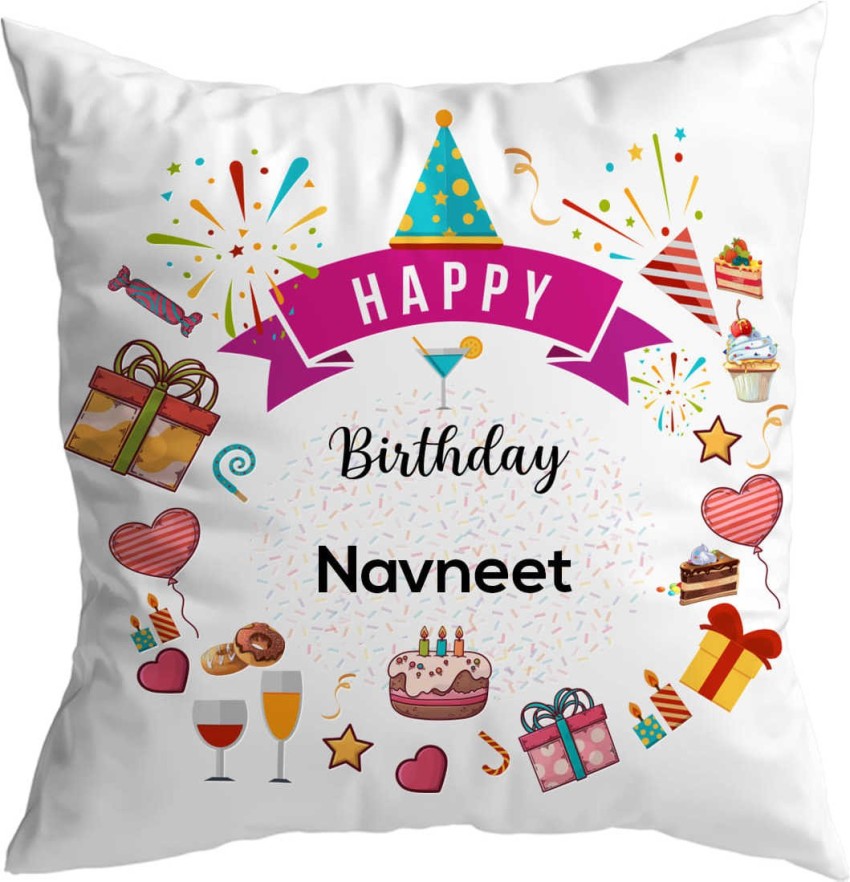 Happy Birthday Navnit Candle Fire - Greet Name
