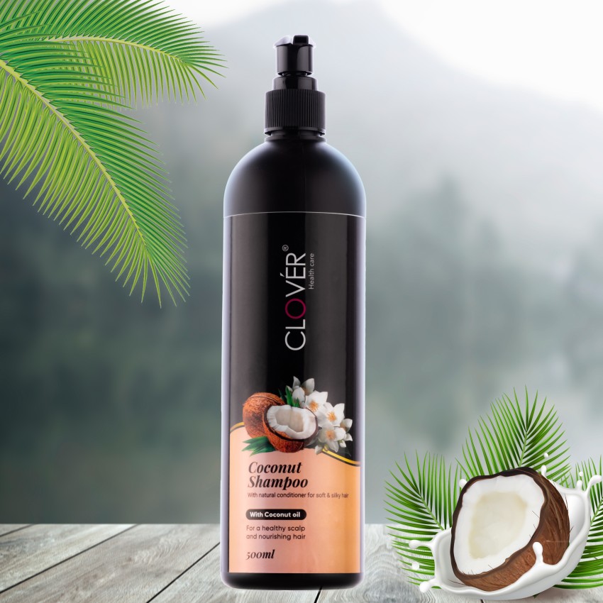 WOW Skin Science Nourishing Coconut Milk Shampoo - Hair Growth Shampoo -  Coconut Oil Milk Shampoo - Curly Hair Shampoo & Wavy Hair Shampoo for Men 