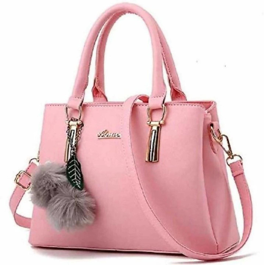 tkcollection Pink Black Grey Hand held Bag New stylish HandBag For Women Pink Black Grey Price in India Flipkart
