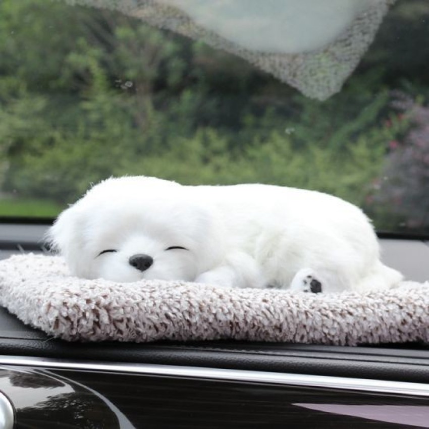 Plush Dogs Car Ornament Decoration Simulation Sleeping Dog Toy