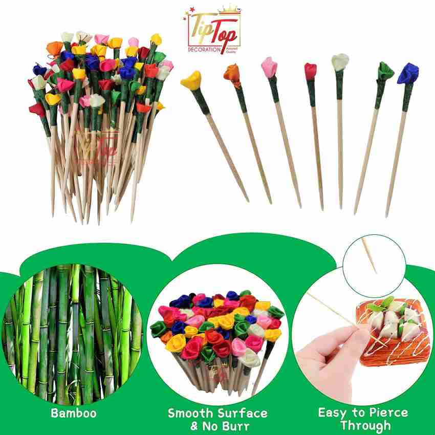Flower toothpicks online