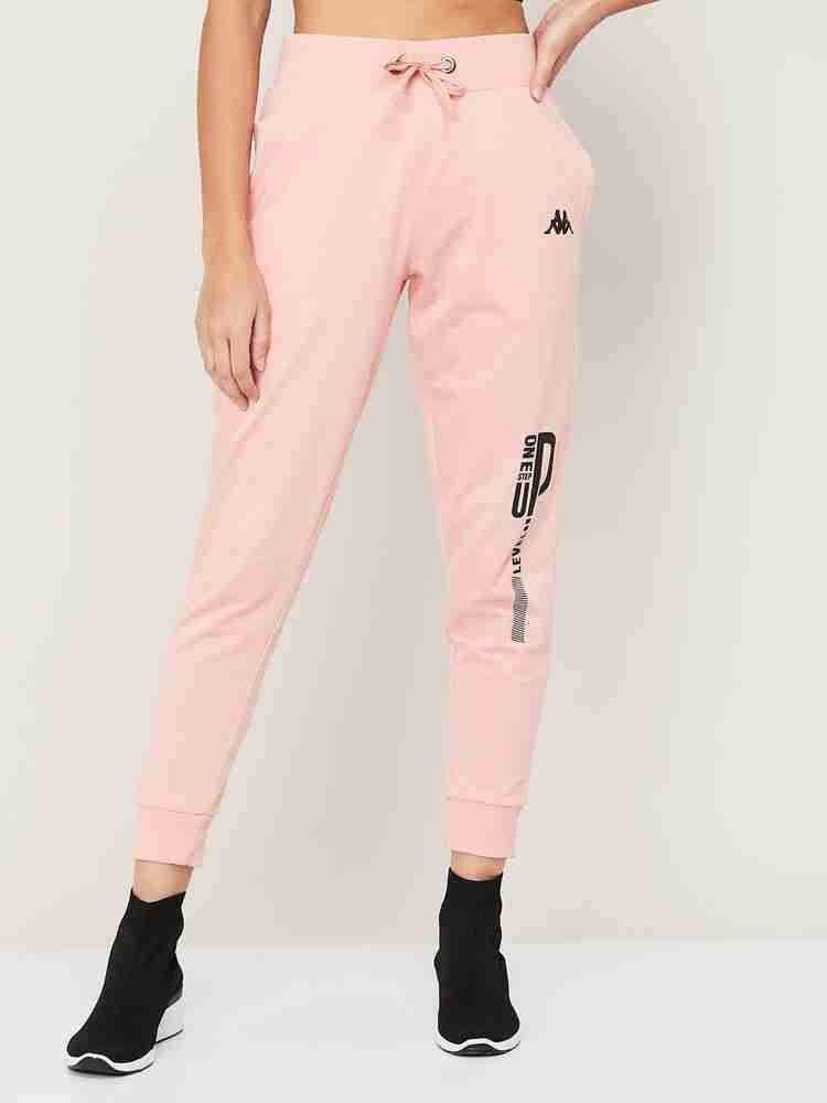 Pink kappa joggers on sale