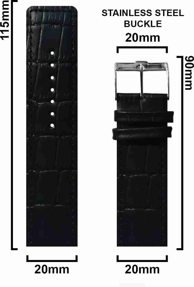 DBLACK TTNEDS1 TITAN EDGE THIN STRAP 20 mm Genuine Leather Watch Strap Price in India Buy DBLACK TTNEDS1 TITAN EDGE THIN STRAP 20 mm Genuine Leather Watch Strap online at Flipkart
