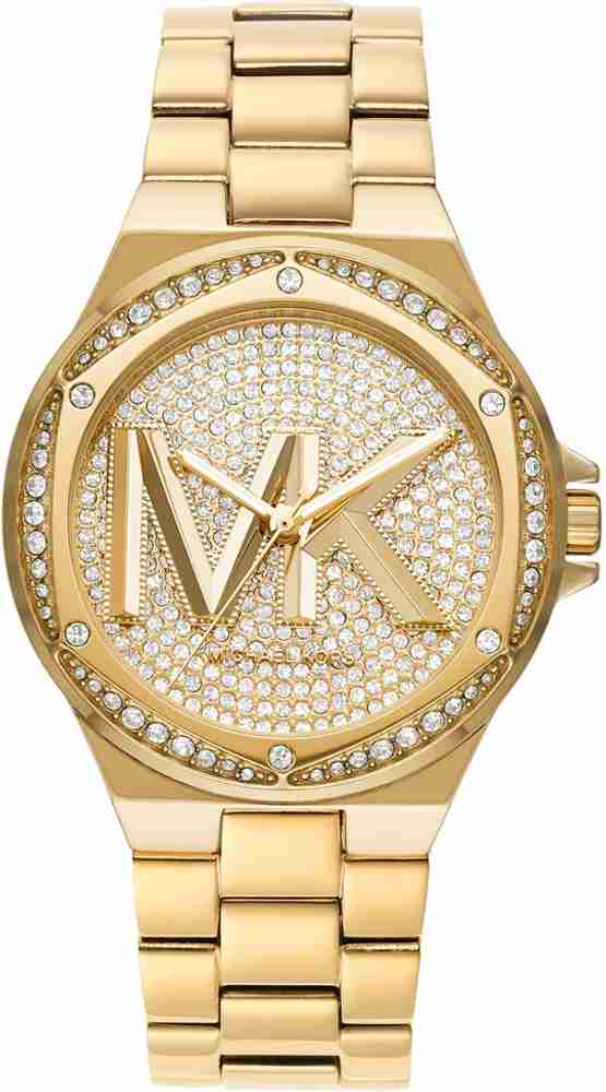 Michael kors sale gold bling watch