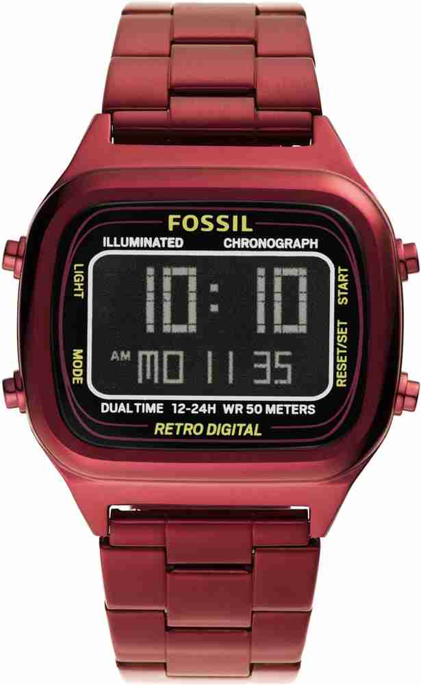 Mens retro digital watches hotsell