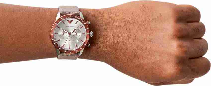 Armani orange strap watch store