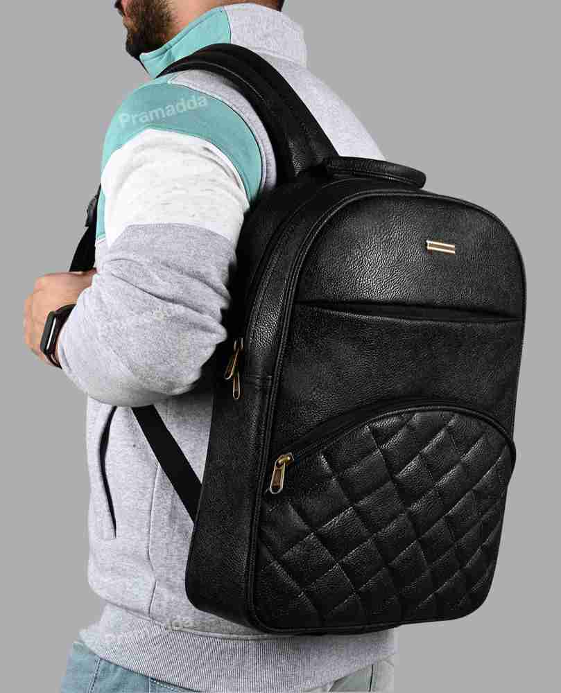 Leather college bags for men hot sale