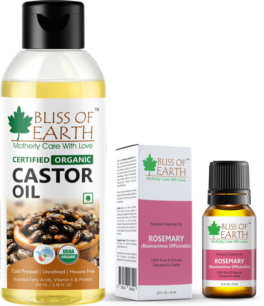 Can I Use Castor Oil, Rosemary Essential, Aloe Vera Gel,