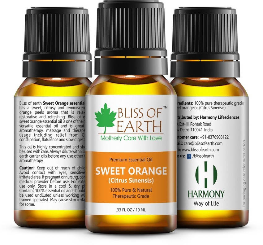 100% Pure Therapeutic Grade Organic Sweet Orange Essential Oil – Saboni