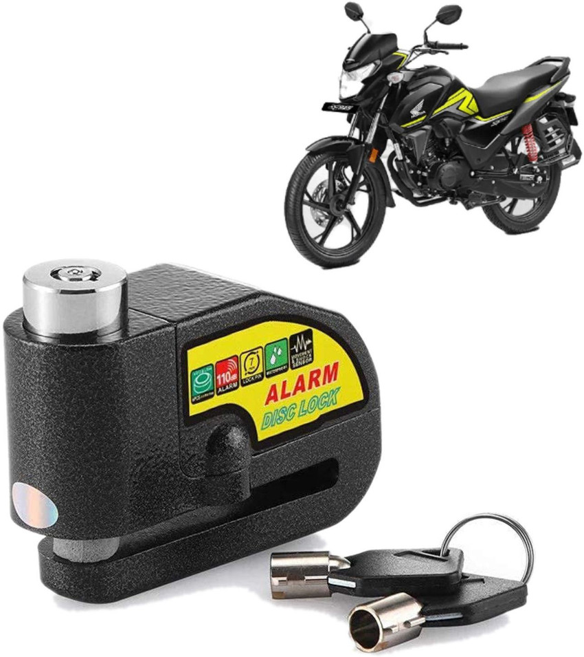 ZRIDE Anti Theft Alarm Wheel Disc Brake Security Bike Alarm Lock Waterproof 110db Heavy Duty For Honda SP 125 Disc Lock Price in India Buy ZRIDE Anti Theft Alarm Wheel Disc Brake Security