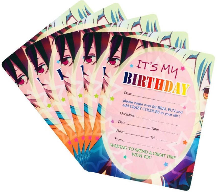 Buy Anime Invitations Online In India  Etsy India