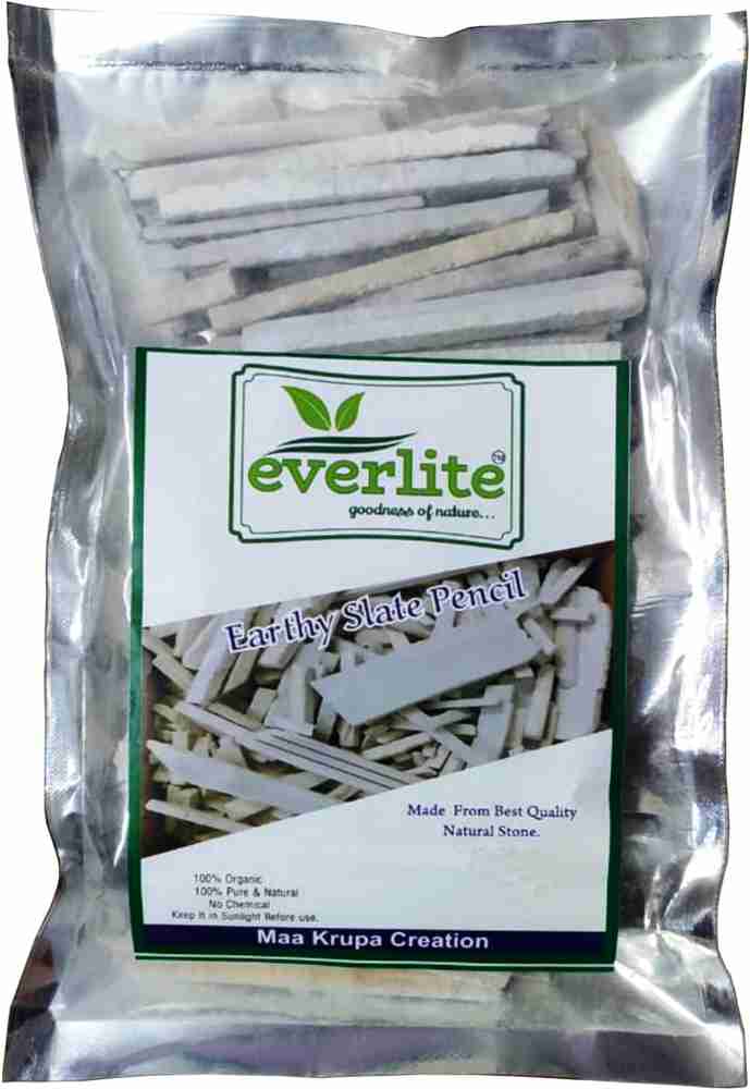 Natural Chalk White Slate Pencils Thick (250 Grams)