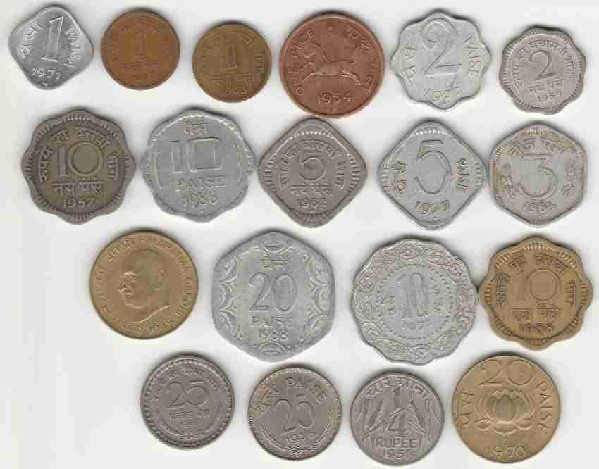 Sansuka 19 different Indian coins Modern Coin Collection Price in