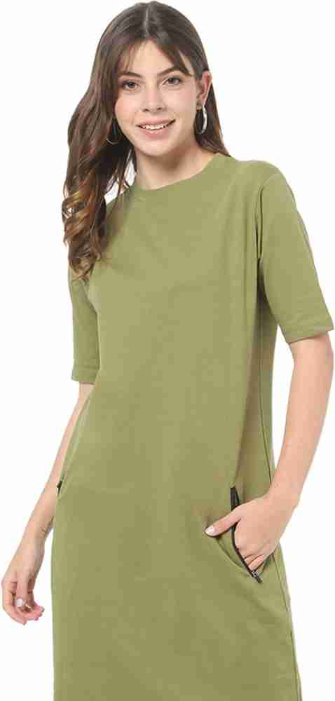 BEWAKOOF Women T Shirt Green Dress Buy BEWAKOOF Women T Shirt Green Dress Online at Best Prices in India Flipkart