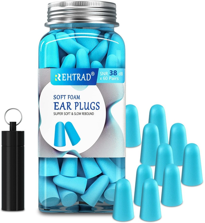 LYSIAN Ultra Soft Foam Earplugs Sleep - 38dB SNR Noise Cancelling Ear Plugs  for Sleeping, Shooting, Snoring, Work Loud Sound Reduction- 60 Pairs