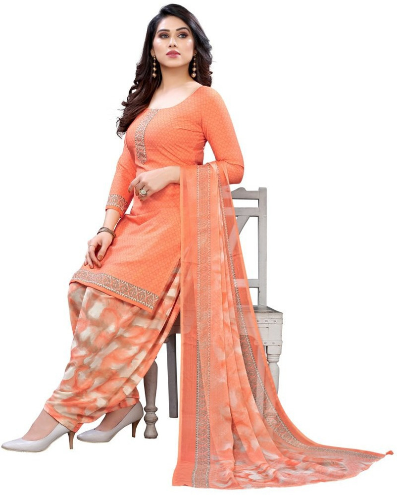 YASHIKA Crepe Solid Floral Print Printed Geometric Print Salwar Suit Material Price in India Buy YASHIKA Crepe Solid Floral Print Printed Geometric Print Salwar Suit Material online at Flipkart