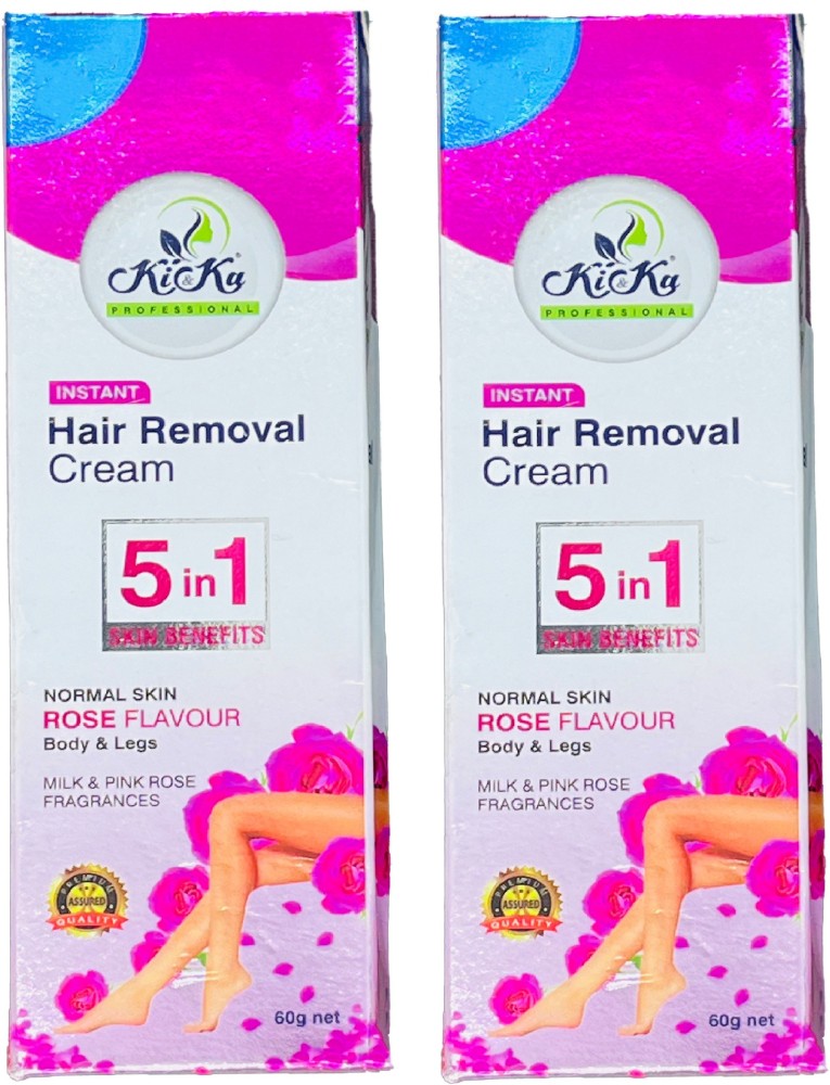 Ki Ka Hair Removal Cream With Rose Extracts Painless Removal 60